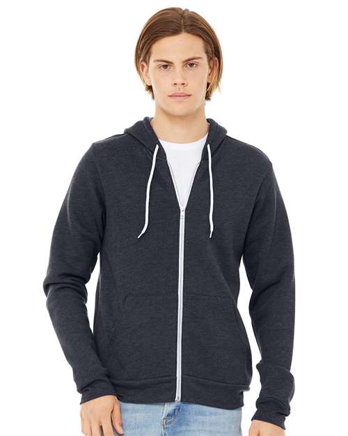 Load image into Gallery viewer, Unisex Sponge Fleece Full-Zip Hoodie Sweatshirt — product photo 24