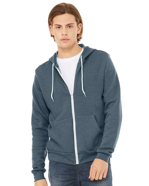 Load image into Gallery viewer, Unisex Sponge Fleece Full-Zip Hoodie Sweatshirt — product photo 27