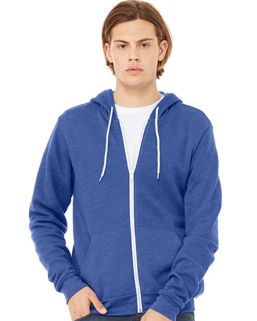 Load image into Gallery viewer, Unisex Sponge Fleece Full-Zip Hoodie Sweatshirt — product photo 30