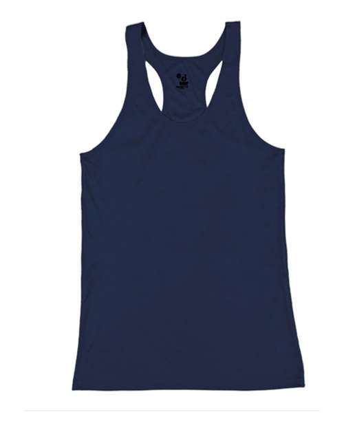 Load image into Gallery viewer, Badger 2166 Girls’ B-Core Racerback Tank Top - Navy