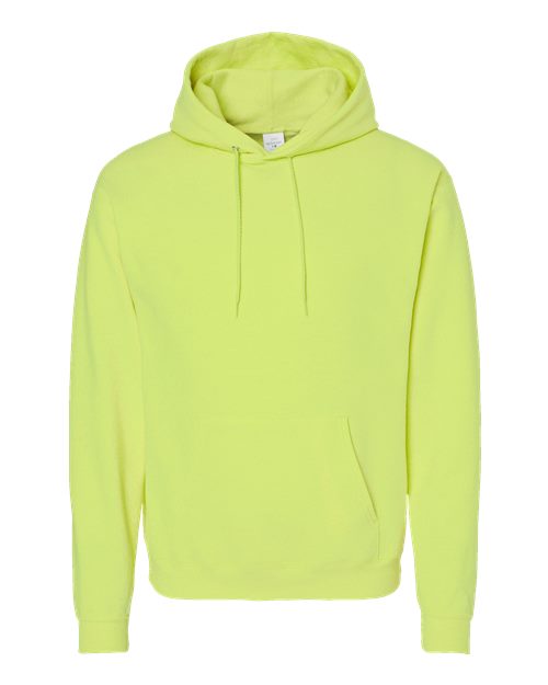 Load image into Gallery viewer, Unisex EcoSmart® Hooded Sweatshirt - Safety Green