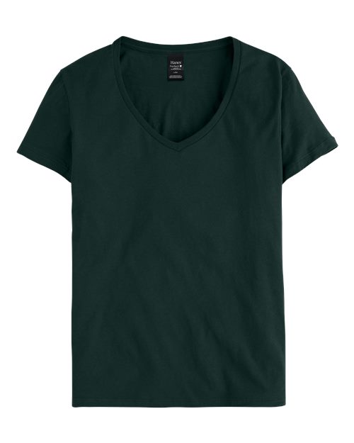 Load image into Gallery viewer, Women's Perfect-T V-Neck T-Shirt - Deep Forest