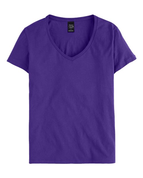 Load image into Gallery viewer, Women's Perfect-T V-Neck T-Shirt - Purple