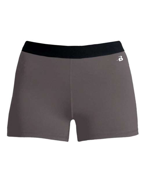 Load image into Gallery viewer, Badger 4629 Women’s 3" Pro-Compression Shorts - Graphite