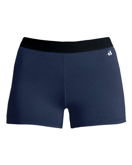 Load image into Gallery viewer, Badger 4629 Women’s 3" Pro-Compression Shorts - Navy
