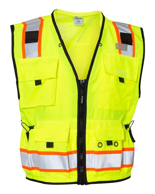 Load image into Gallery viewer, Kishigo S5000-5001 Unisex Professional Surveyors Vest - Lime