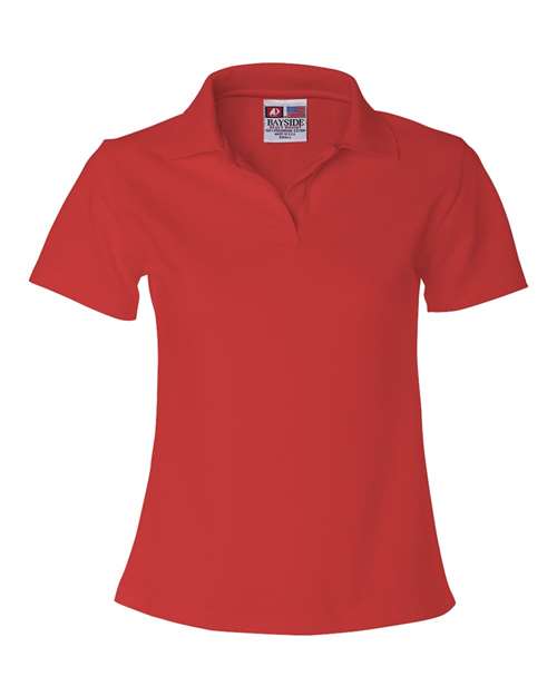 Load image into Gallery viewer, Women's USA-Made V-Neck Polo - Red