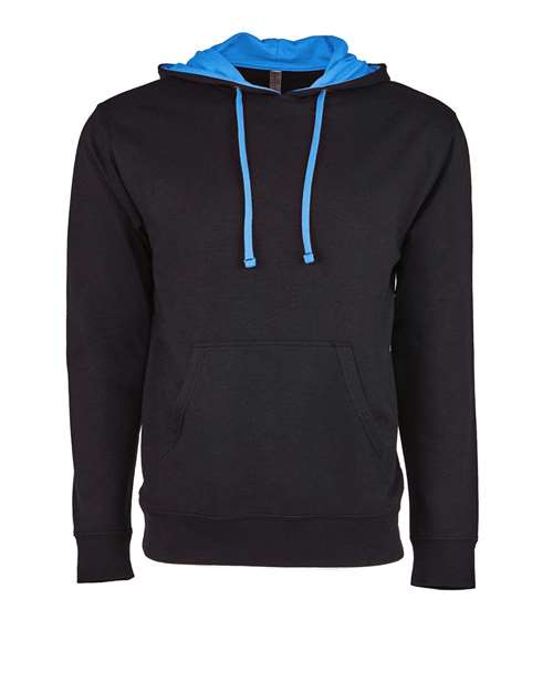 Load image into Gallery viewer, Unisex Laguna Hoodie Sweatshirt - Black/ Turquoise