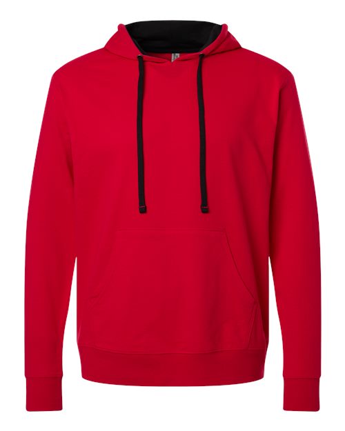 Load image into Gallery viewer, Unisex Laguna Hoodie Sweatshirt - Red/ Black