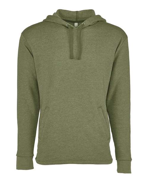 Load image into Gallery viewer, Unisex Malibu Welt Pocket Hoodie Sweatshirt - Heather Military Green