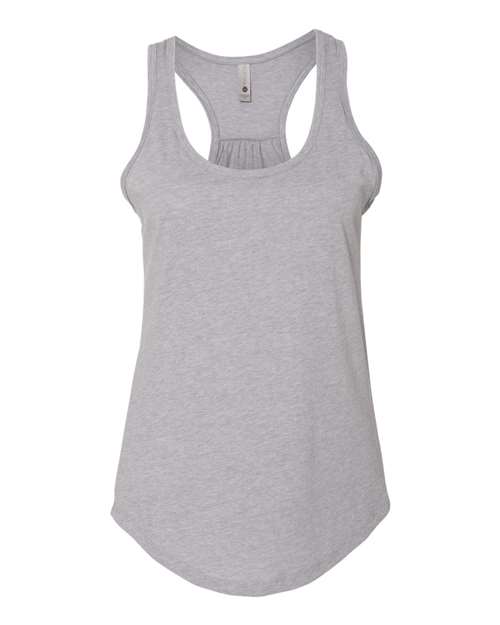 Load image into Gallery viewer, Women's Gathered Racerback Tank - Heather Grey