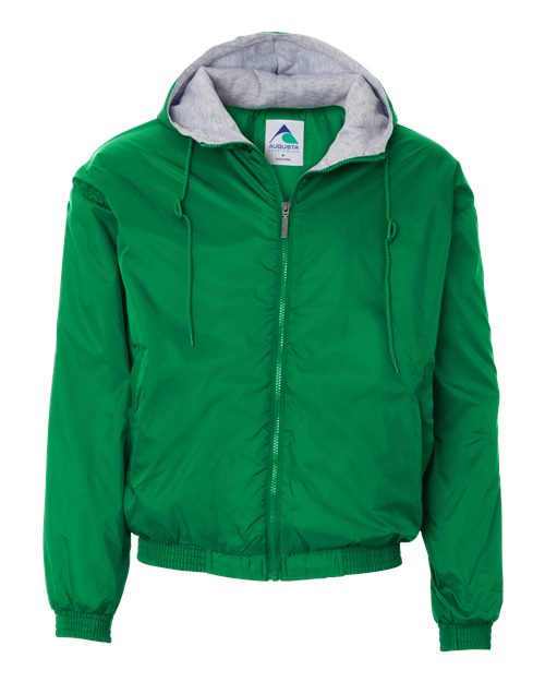 Load image into Gallery viewer, Augusta Sportswear 3280 Unisex Fleece Lined Hooded Jacket - Kelly