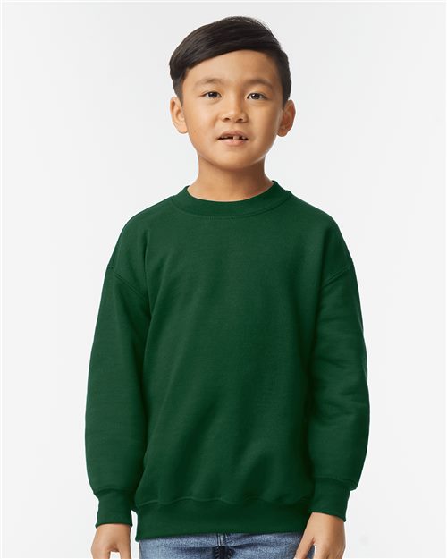 Load image into Gallery viewer, Youth Heavy Blend™ Crewneck Sweatshirt — blank sweatshirt for DTF printing