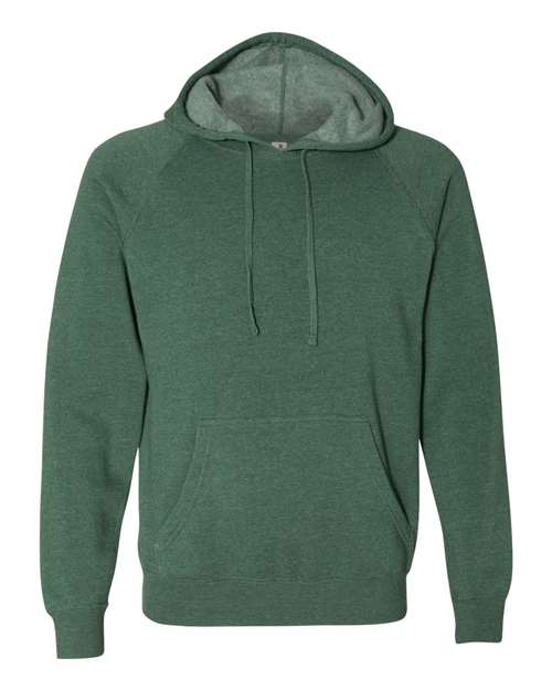Load image into Gallery viewer, Unisex Special Blend Raglan Hooded Sweatshirt - Moss