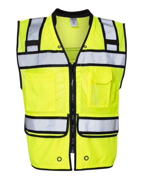 Load image into Gallery viewer, Kishigo S5004-5005 Unisex High-Performance Surveyors Vest - Lime