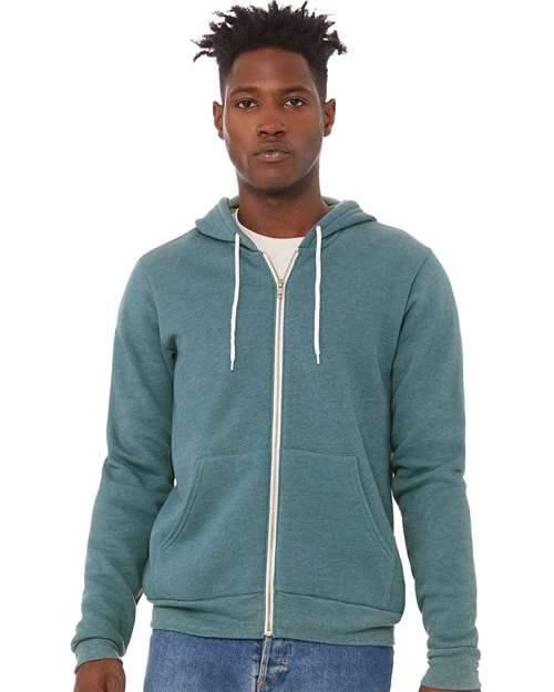 Load image into Gallery viewer, Unisex Sponge Fleece Full-Zip Hoodie Sweatshirt — product photo 19