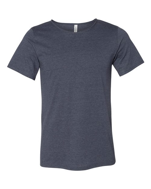 Load image into Gallery viewer, Unisex Raw Neck Tee — blank t-shirt for DTF printing