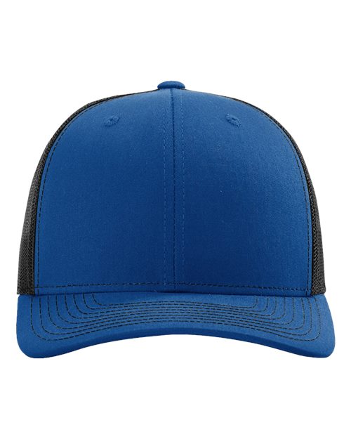 Load image into Gallery viewer, Richardson 112 Snapback Trucker Cap - Royal/ Black