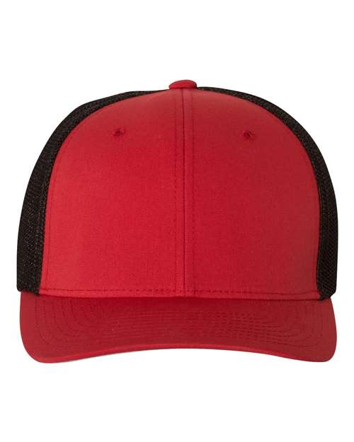 Load image into Gallery viewer, Flexfit 6511 Trucker Cap - Red/ Black