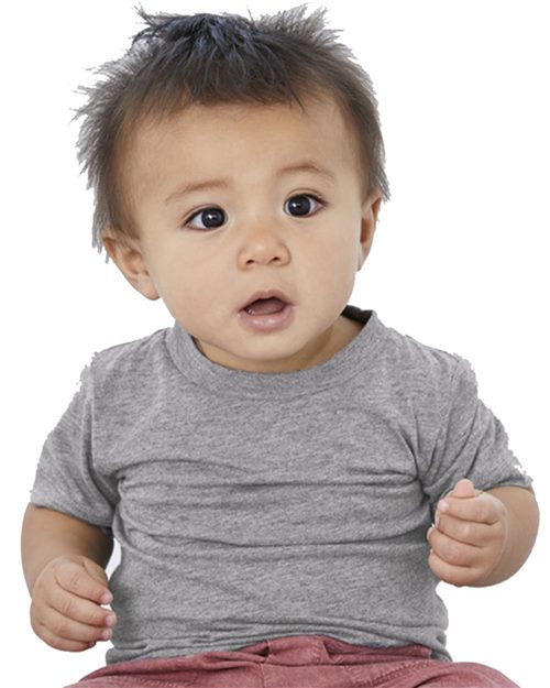 Load image into Gallery viewer, Infant Triblend Tee — blank t-shirt for DTF printing