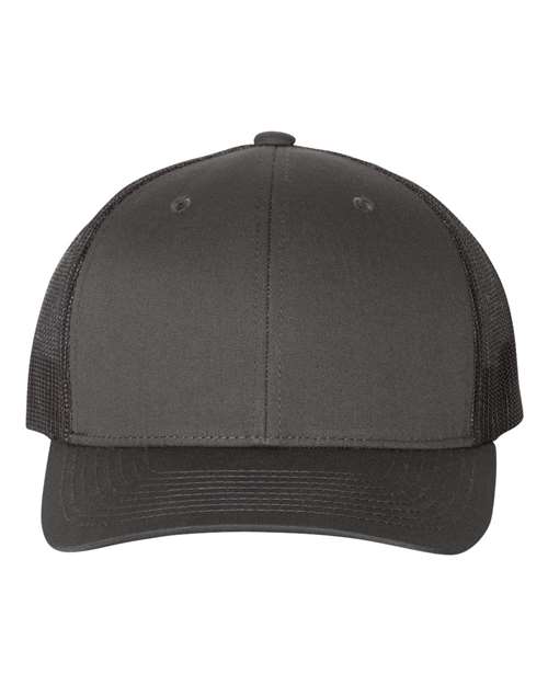 Load image into Gallery viewer, YP Classics 6606 Retro Trucker Cap - Charcoal/ Black