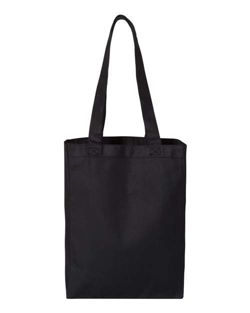 Load image into Gallery viewer, Q-Tees Q1000 12L Gussetted Shopping Bag - Black