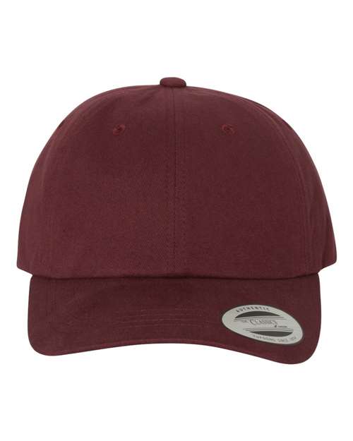 Load image into Gallery viewer, YP Classics 6245PT Peached Cotton Twill Dad Hat - Maroon