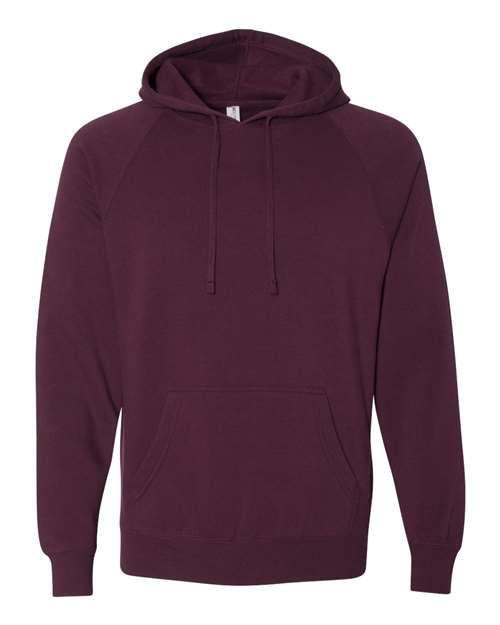 Load image into Gallery viewer, Unisex Special Blend Raglan Hooded Sweatshirt - Maroon