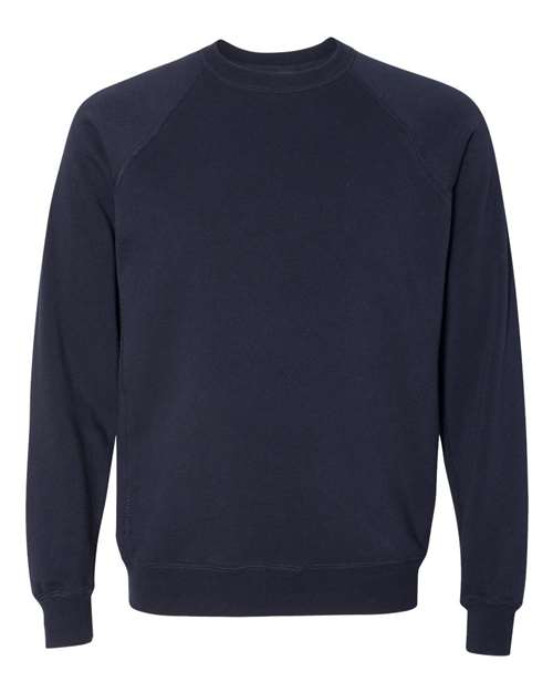 Load image into Gallery viewer, Unisex Special Blend Raglan Crewneck Sweatshirt - Classic Navy