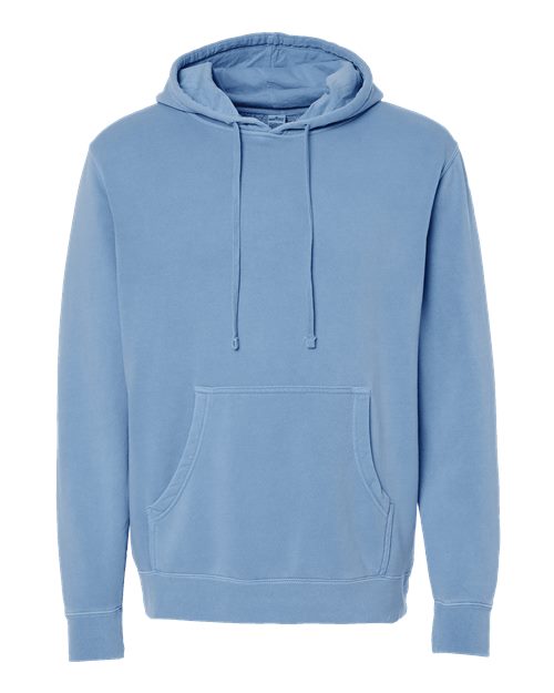 Load image into Gallery viewer, Unisex Midweight Pigment-Dyed Hooded Sweatshirt - Pigment Light Blue