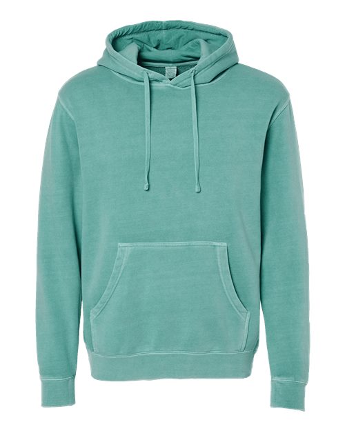 Load image into Gallery viewer, Unisex Midweight Pigment-Dyed Hooded Sweatshirt - Pigment Mint