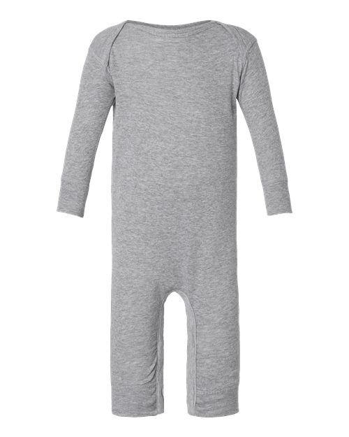 Load image into Gallery viewer, Infant Long Legged Baby Rib Bodysuit - Heather