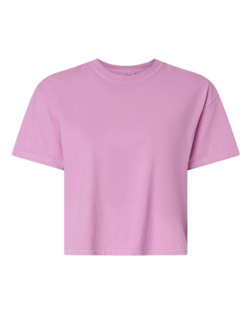 Load image into Gallery viewer, Women's Garment-Dyed Heavyweight Boxy T-Shirt - Rose Quartz