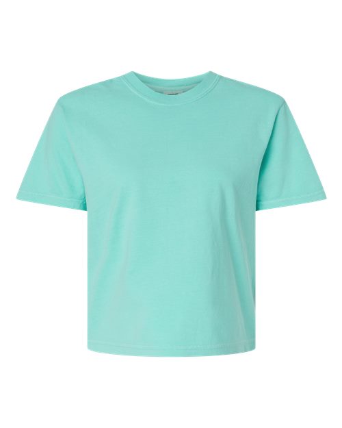 Load image into Gallery viewer, Women's Garment-Dyed Heavyweight Boxy T-Shirt - Chalky Mint