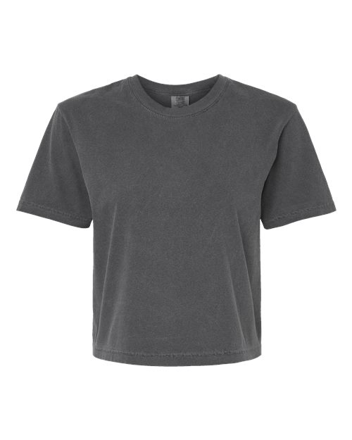 Load image into Gallery viewer, Women's Garment-Dyed Heavyweight Boxy T-Shirt - Pepper