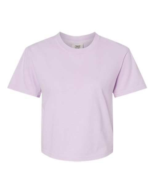 Load image into Gallery viewer, Women's Garment-Dyed Heavyweight Boxy T-Shirt - Orchid