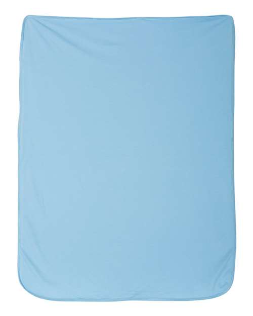 Load image into Gallery viewer, Rabbit Skins 1110 Premium Jersey Infant Blanket - Light Blue