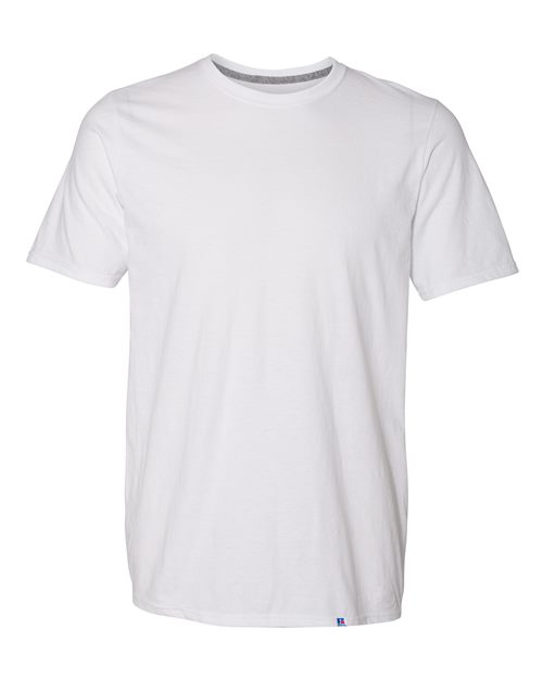 Load image into Gallery viewer, Russell Athletic 64STTM Unisex Dri Power® CVC Performance T-Shirt - White