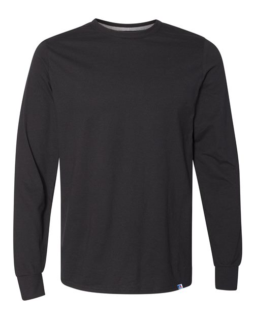 Load image into Gallery viewer, Russell Athletic 64LTTM Unisex Dri Power® CVC Performance Long Sleeve T-Shirt - Black