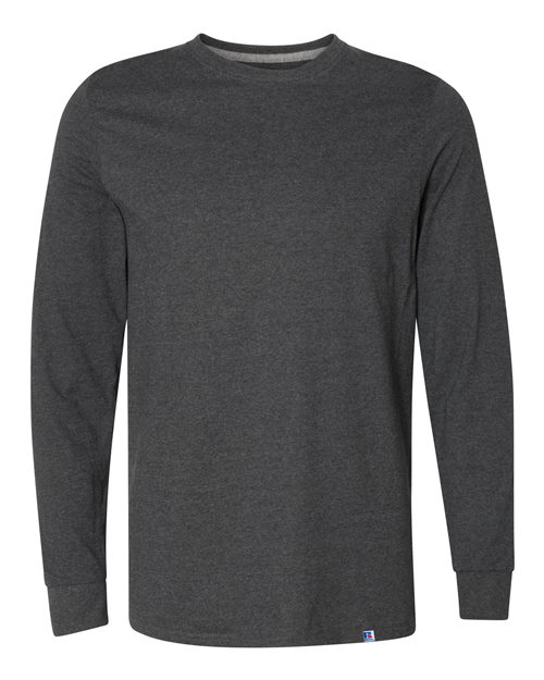Load image into Gallery viewer, Russell Athletic 64LTTM Unisex Dri Power® CVC Performance Long Sleeve T-Shirt - Black Heather