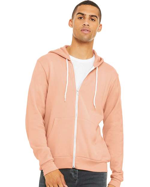 Load image into Gallery viewer, Unisex Sponge Fleece Full-Zip Hoodie Sweatshirt — product photo 36