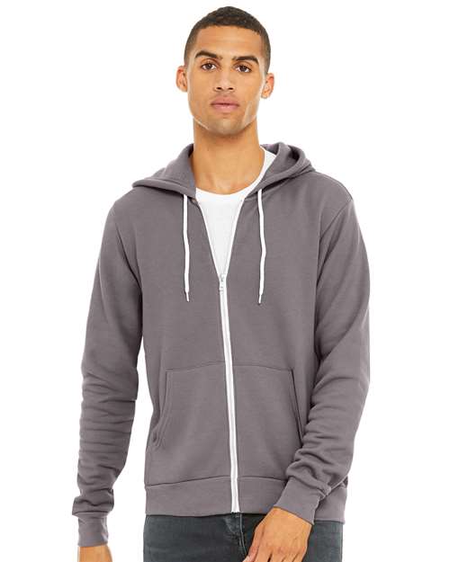 Load image into Gallery viewer, Unisex Sponge Fleece Full-Zip Hoodie Sweatshirt — product photo 41