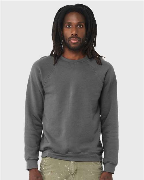 Load image into Gallery viewer, Unisex Sponge Fleece Raglan Crewneck Sweatshirt — product photo 2