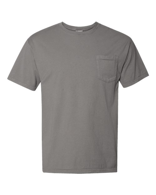 Load image into Gallery viewer, Unisex Garment-Dyed Pocket T-Shirt - Concrete Grey