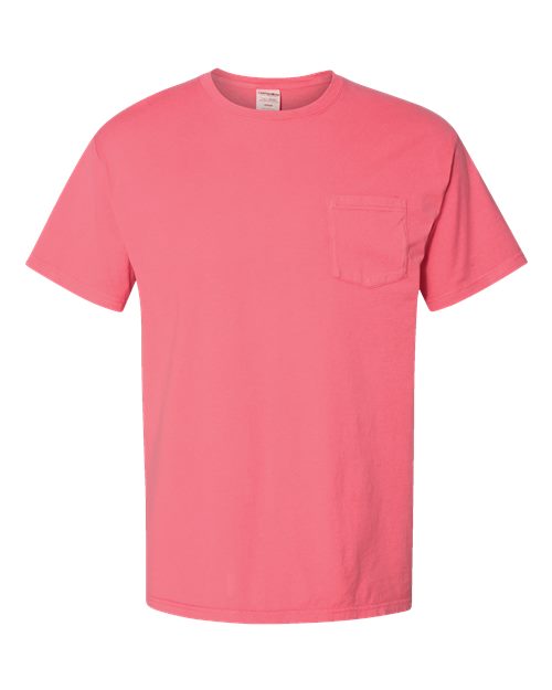 Load image into Gallery viewer, Unisex Garment-Dyed Pocket T-Shirt - Coral Craze