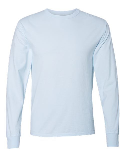 Load image into Gallery viewer, Unisex Garment-Dyed Long Sleeve T-Shirt - Soothing Blue