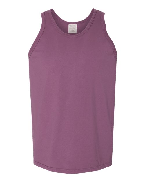 Load image into Gallery viewer, Unisex Garment-Dyed Unisex Tank Top - Purple Plum Raisin