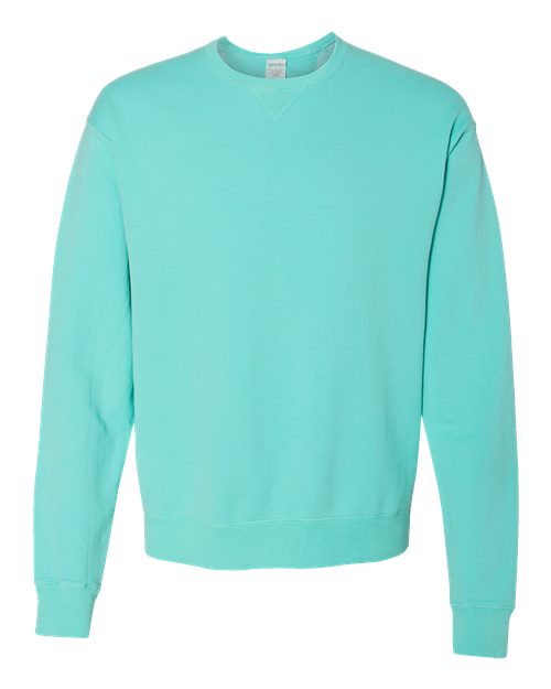 Load image into Gallery viewer, Unisex Garment-Dyed Crewneck Sweatshirt - Mint