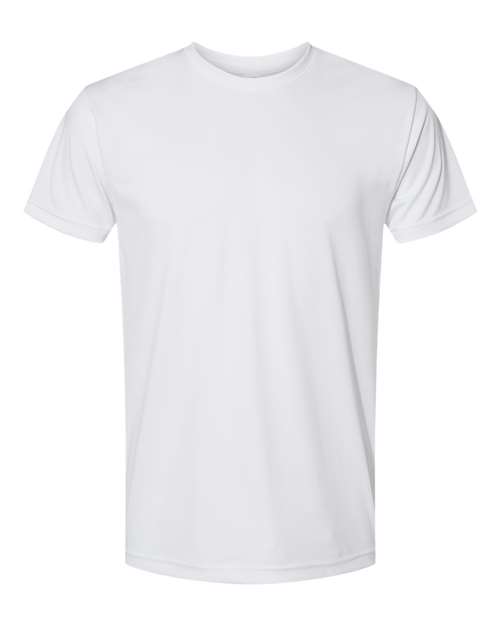 Load image into Gallery viewer, Unisex USA-Made Performance T-Shirt - White