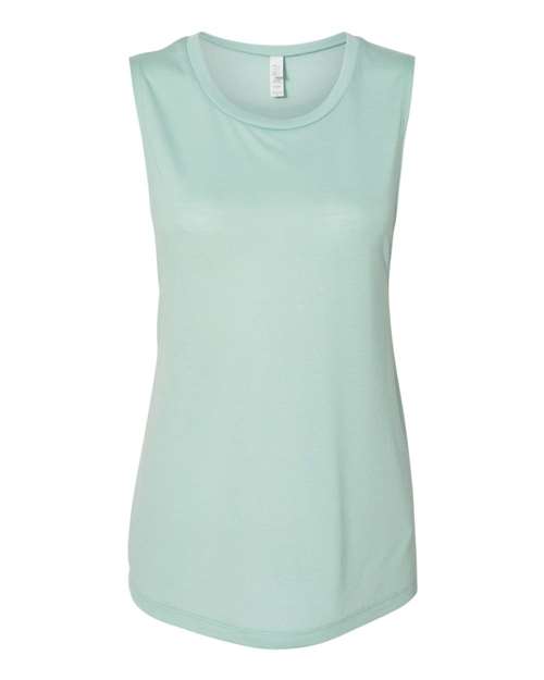 Load image into Gallery viewer, Women's Flowy Scoop Muscle Tank — product photo 11